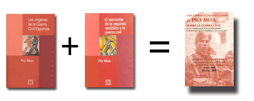 PACK La segunda república según PÍO MOA PACK La segunda república según PÍO MOA
