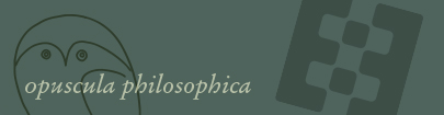 Opuscula philosophica Opuscula philosophica